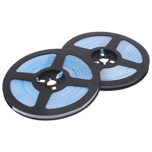 HAPINARY 2 Rollos No Transatlántico Baño Ducha Lavabo Baño Cinta De Tira De Sellado Cazador De Focas Enchufar Burlete De Puerta Clips De Luz De Cuerda Agua Aire De Polivinilo