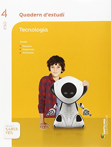 Portada de Tecnologia 4º ESO Cuaderno Estudio Saber Fer Catala Ed 2016