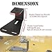PARTOL High Lift Jack Mount Hinge Mounting Hood Bracket Fit for Jeep Wrangler CJ 1944-1986 / YJ 1987-1995 / TJ 1997-2006