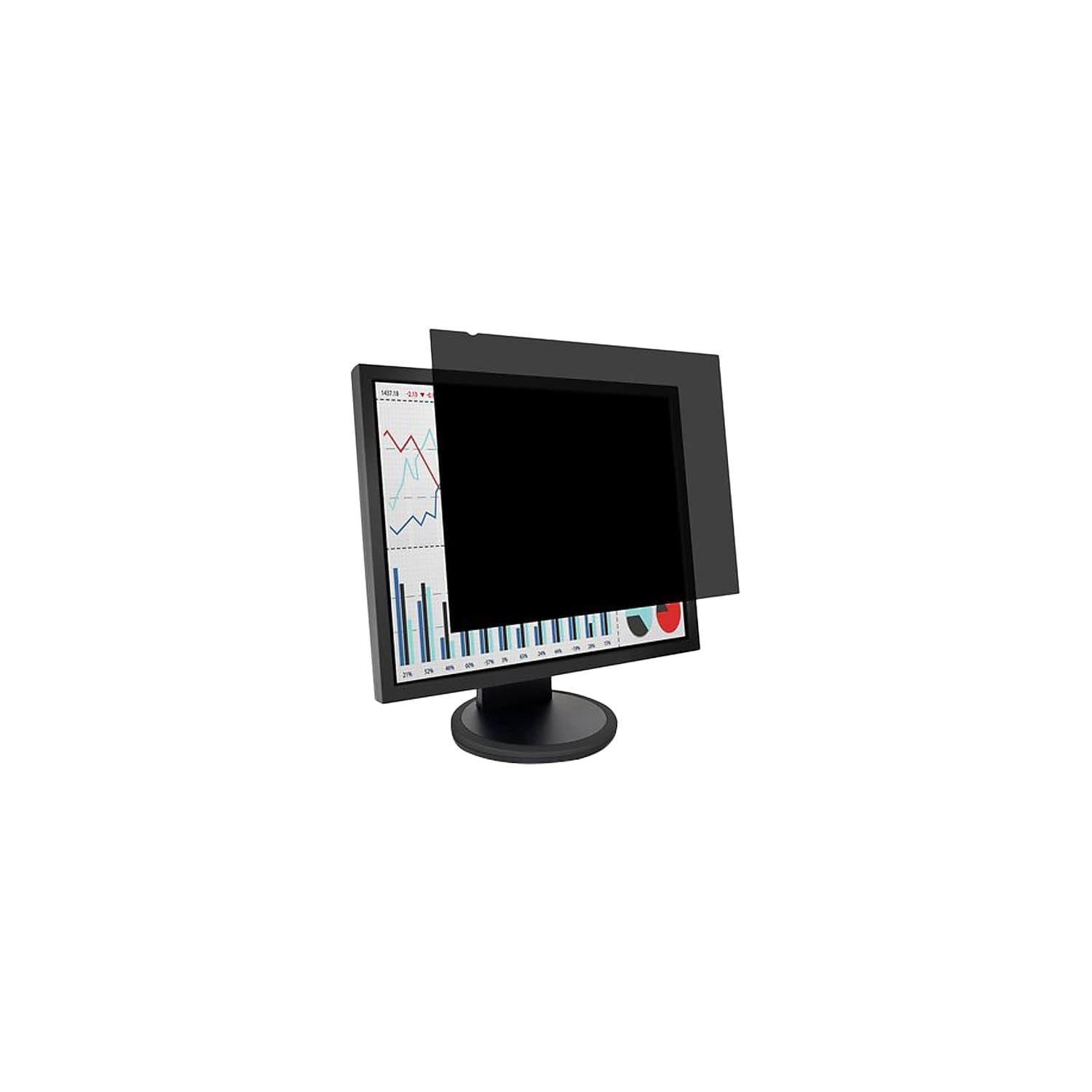 Kensington Privacy Screen for 19inch 5:4 LCD Monitors (K55781WW),Black