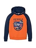 Tolles Design TOM TAILOR Baby-Jungen Sweatshirt T-Shirt, Firecracker orange, 104/110