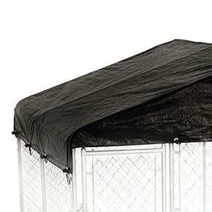 10-x-10-Foot-Waterproof-Gable-Design-Protective-Roof-Cover-With-Steel-Frame-for-Dog-Run-Kennel-Cover-Only-2-Pack - Cucciolini Doodles 10-x-10-Foot-Waterproof-Gable-Design-Protective-Roof-Cover-With-Steel-Frame-for-Dog-Run-Kennel-Cover-Only-2-Pack