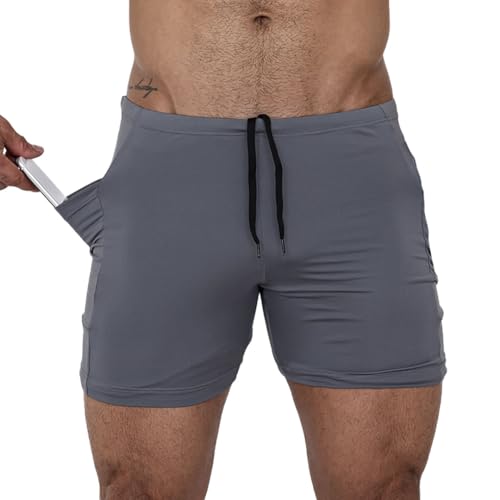 Bermuda Térmica Masculina Segunda Pele Short De Compressão com Bolso Celular Academia Fitness Muscul