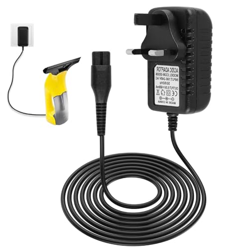 Charger for Karcher Window Vac Cleaner – Fast Charging Power Adapter Compatible with Karcher WV2 WV1 WV5 WV50 WV55 WV60 WV70 Window Vacuum Cleaner – Safe & Stable Replacement Charger for Home Cleaning