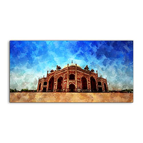 Tableau acrylique Delhi India Tomb 120x60cm pour décoration murale