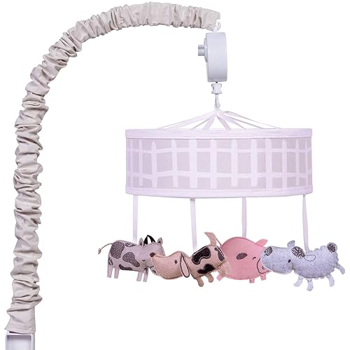 Image of Farm Animal Musical Mobile for Crib - Baby Mobile for Nursery, Rotating and Fun, Suitable for Boys and Girls