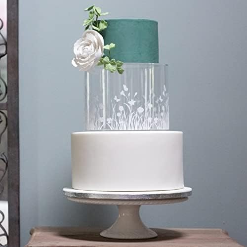 Satinara Cake Boards, 12" Square Cake Drums, Silver Foil Covered, 12mm Thick - 12 Inch Square (Pack Of 5), 88381