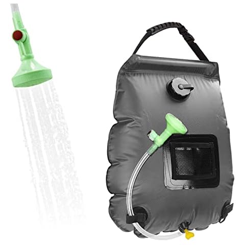 KIPIDA 20L Solar Heating Camping Shower Bag Cover