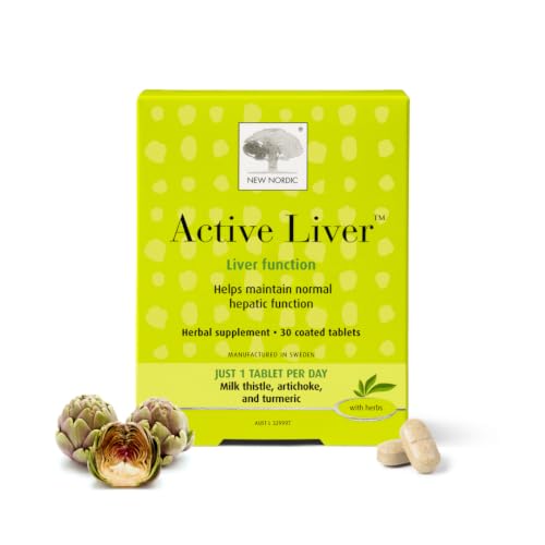 NEW NORDIC Active Liver Daily Support Supplement 30-Day Supply - 30 Tablets