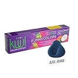 KÜÜL - Color System Funny Colors Tinte Semipermanente Cabello Color Azul Jeans 90 ml, con Aceite de Coco, Filtro UV y...