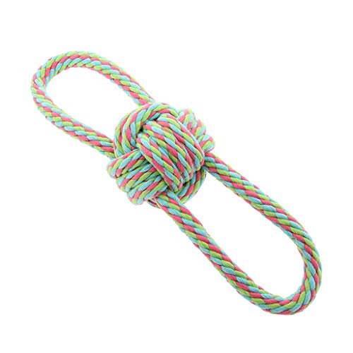 Brinquedo de mastigar para cães da Homozy com corda trançada para animais de estimação indestrutível