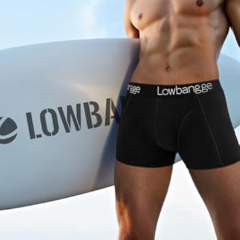 Lowbangge Boxershorts voor heren van katoen (9 stuks), boxershorts voor heren, nauwsluitend en comfortabel