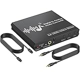 convertir tv analogo a digital AJUSTE DE GRAVES : DAC de 192 kHz, función de ajuste de graves con diseño innovador, puede proporcionar un estéreo impactante y efecto de graves pesados.