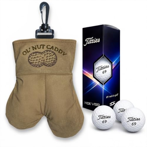 Funny Nut Caddy Blue 69 �S���t�{�[���z���_�[ �j���p - �S���t�@�[�A���A�v�ւ̗z�C�ȃM���O�M�t�g �v���~�A���i���X�g���[�W�e�B�[�O���[�u My Fun �T�b�N�z���_�[�A�N�Z�T���[(OlNutCaddy�ATitties 69�S���t�{