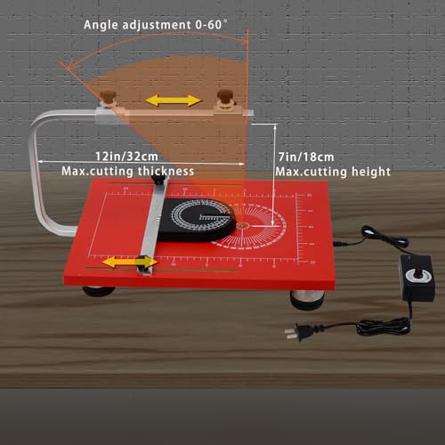 24W Hot Wire Foam Cutter Table, Precision DIY Craft Tool with Adjustable Temperature Precision Cutting Tool for Styrofoam and Other Foam Materials