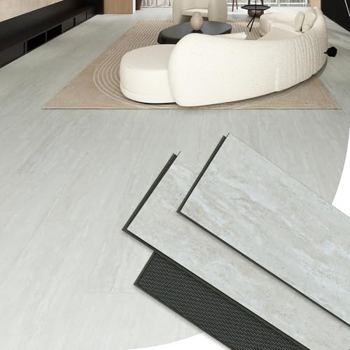 24.02 Sq.Ft Luxury Vinyl Flooring Plank Click‑Lock SPC Waterproof Interlocking
