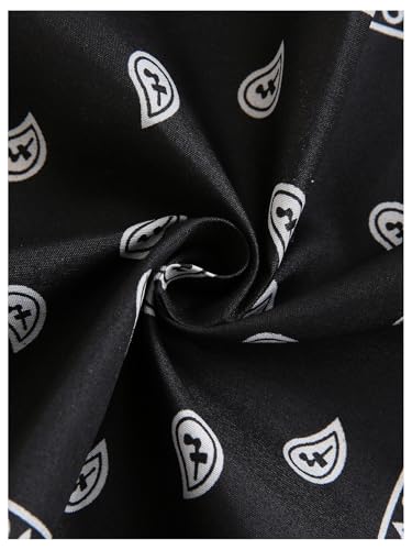 Floerns Women's Hair Bandanas Head Handkerchief Vintage Tribal Print Headscarf4