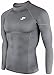 New 010 Take Five Skin Tight Compression Base Layer Grey Running Shirt Mens S - Xl