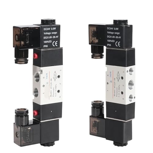 Électrovanne 4V120-06 à inversion rapide 5/2 pour vérin pneumatique 12V