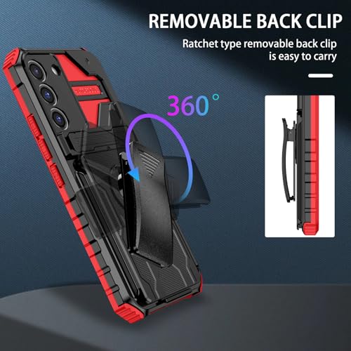 Coque Galaxy A13 5G silicone bleu avec support magnétique auto