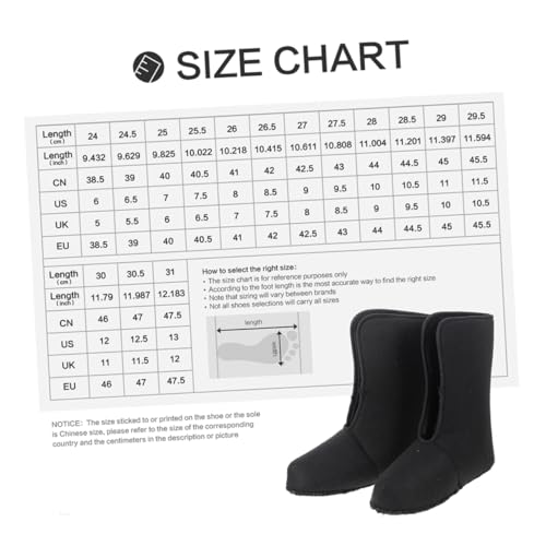 Thermal Boot Inserts Fleece-lined Liners for Snow Boots Shoes Men's Outdoor Winter Comfort2