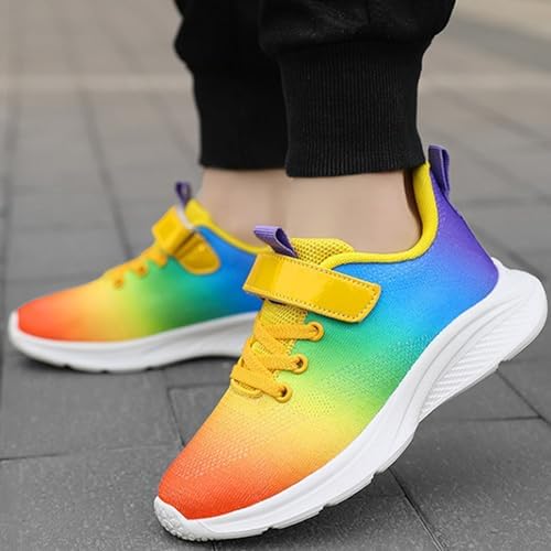 Vorkhuaeri Scarpe da Ginnastica LED per Bambina, Scarpe per Bambini Principessa con Luci Che Illuminano Scarpe da Tennis Sportive per Bambine (A1-Rosa,22