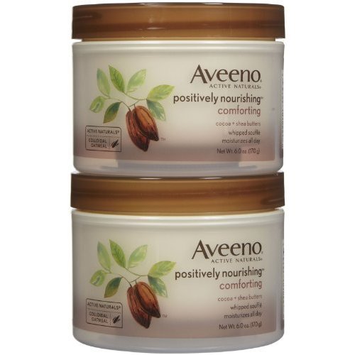 Buy Aveeno Positively Nourishing Whipped Souffle Body Cream, 6 ounces