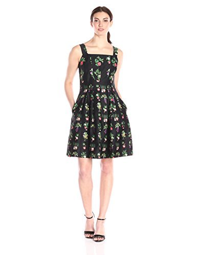 Gabby Skye Women's Multi Floral Printed A-line Dress