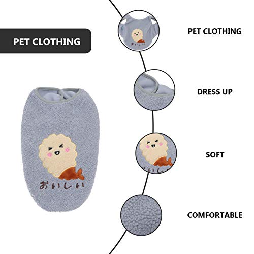 VILLCASE Roupa Quente para Cães Roupas de Inverno para Animais de Estimação Colete Decorativo de Des