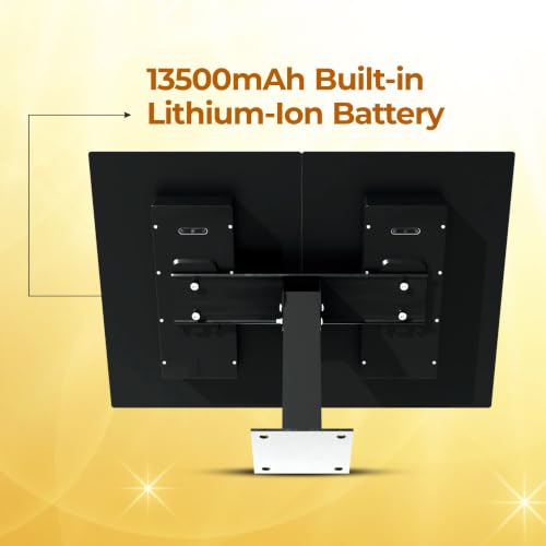 Image of Trueview 13500mAh Solar Power Bank with Panel, Portable Charger for Wireless CCTV & Outdoor Security Cameras, Battery Pack for Camping, Hiking, Travel & Emergency Use