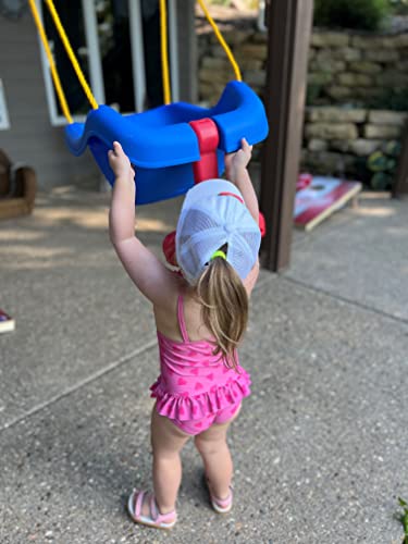 Kids Criss Cross Chenille Patch Messy Bun Ponytail Hat - Heart - White/Candy Pink #TOP2