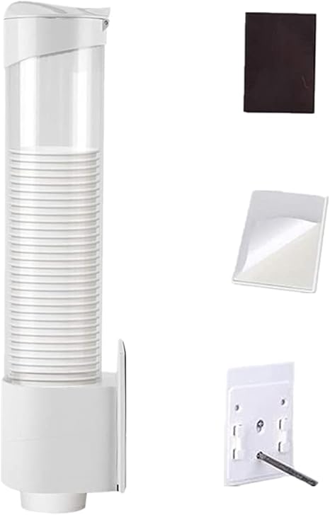 Amazon Ringo カップディスペンサー マグネット カップメイト 紙コップホルダー カップスタンド 収納 壁面取り付け 3way取り付け 業務用グラスラック カップディスペンサー オンライン通販