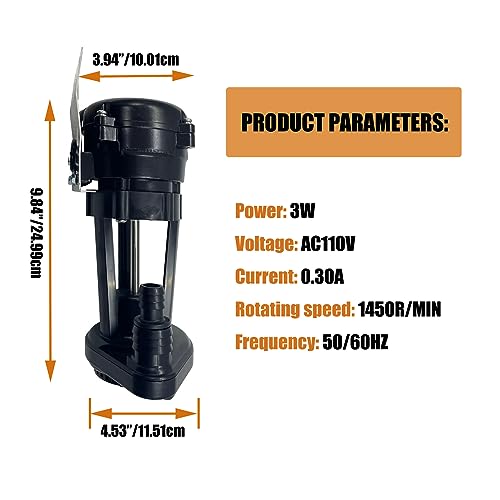 Bomba de Agua para Máquina de Hielo 110V 3W INTSUPERMAI miniatura 2