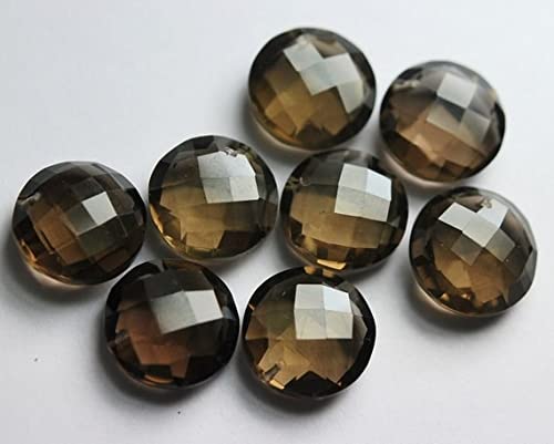 Quartz fumé 16mm perles briolettes de forme coins facettés AAA