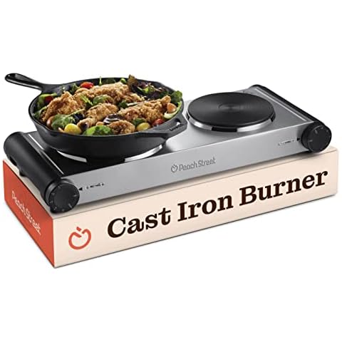Peach Street 1800W Double Burner Hot Plate Cover