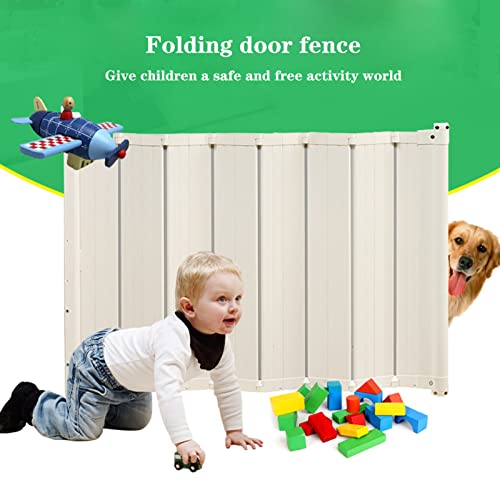 Barrière de sécurité auto blanc 55-89cm pour escaliers et corridors