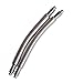22mm X 1.8mm Curved Stainless Steel Spring Bar Pins for Attaching Watch Band to Watches (Set of Two)