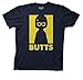 Bob's Burgers Tina Silhouette Butts Adult T-shirt - Navy (Large)