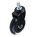 Produktbild 3 Zoll Laufrollen PU Caster Rollen Swivel Möbelrollen Rad Nachlauf Schwenkrolle für Rollenkoffer und Bürosessel (1 Stück)