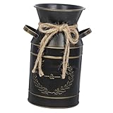 Jardinière en fer : peut être utilisée comme décoration de table d'appoint et placez-la sur le rebord de la fenêtre le bureau pour décorer votre , pot de fleurs en fer