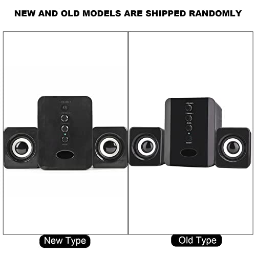 Subwoofer de graves y altavoz con cable para teléfono y PC 2