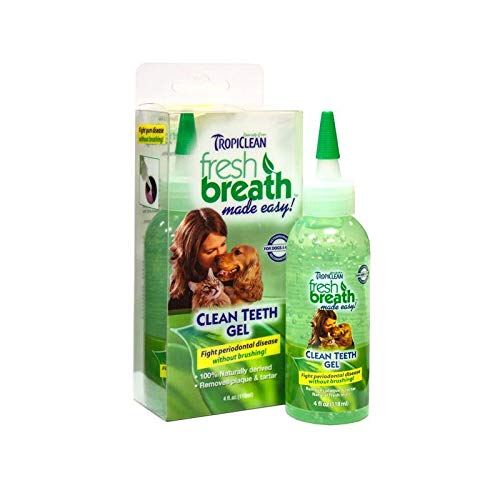 Gel Removedor de Tártaro Tropiclean Bom Hálito Dentes Limpos 118ml