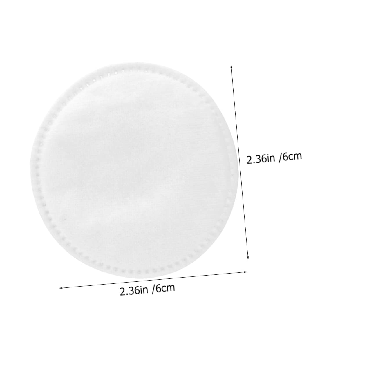 VICASKY 100Pcs Convenient Cosmetic Pads Facial Cleaning Makeup Pads for Household Use Soft and Elastic for Gentle Exfoliation and Deep Cleansing for Daily Skincare