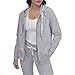 DKNY Women's Performance Jacket, Pearl Grey Heather, Medium