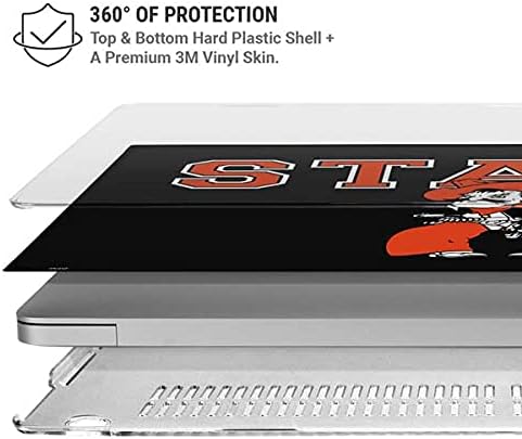 Skinit Case + Skin Compatible with MacBook Air 13in (2020) - Officially Licensed OSU Oklahoma State Cowboys Orange Design