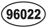US Decal, Inc. Number 96022 Oval Sticker