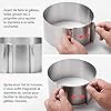 Cercle à Pâtisserie Réglable 16-30 Cm | Moule à Gâteau En Acier Inoxydable Hauteur 15 Cm | Pour Génoise, Mousse, Décoration | Avec Échelle De Mesure