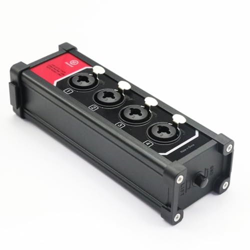 Extensor de audio TRS de 4 canales para eliminar ruidos y simplificar cables en estudio 6