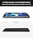 MoKo Tablet Hülle Kompatibel mit iPad air 5 10,9" 2022/iPad Pro 11 2021/2020/2018/iPad 9./8./7./Gen 10.2/iPad Air 4 10.9/iPad Air 3 10.5, PU Leder Schutztasche Hülle für 9-11 Zoll Tablet, Schwarz