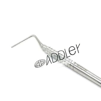ADDLER DENTAL ENDO PREMIUM PLUGGER 0.6 MM BLUNT HEAD. NO SLIP 6 MM DIA HANDLE. LIFE TIME ANTI RUSTING WARRANTY